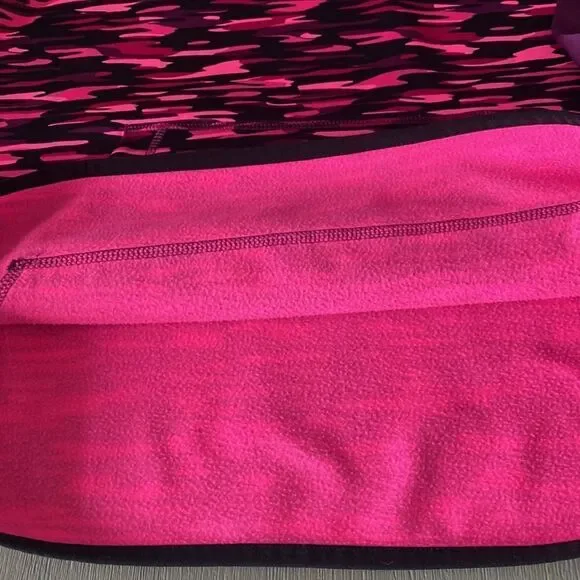 Nike Hoodie Pullover Therma Fit Pink Purple Camo Active Jacket Women’s Size M - Picture 8 of 11